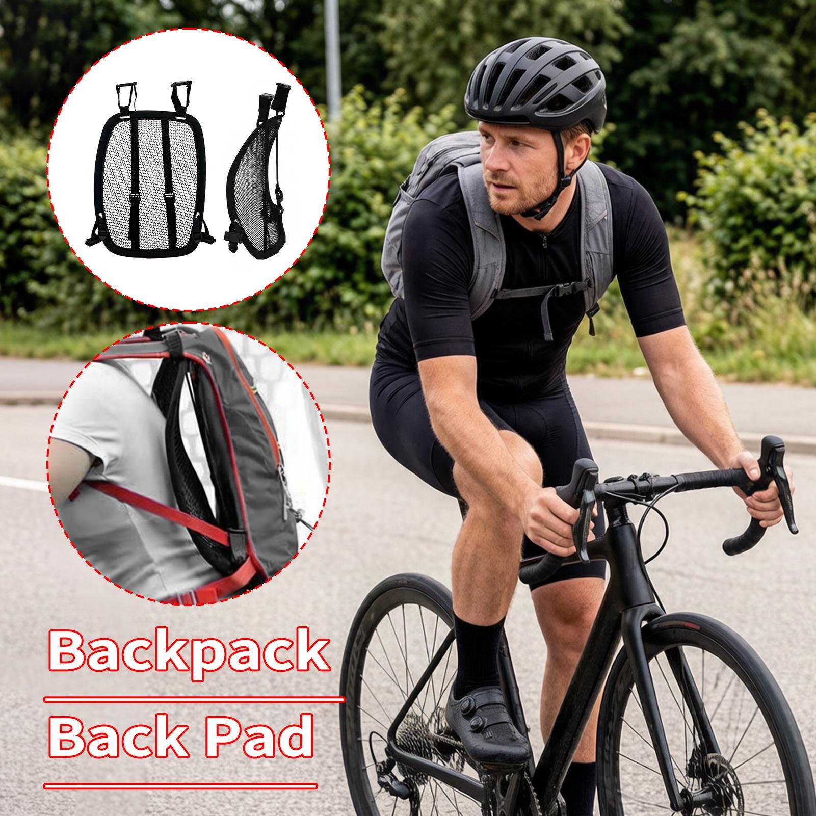 Cycling Commuter Backpack - Bantalan Ventilasi Ransel Panel Belakang Pendingin