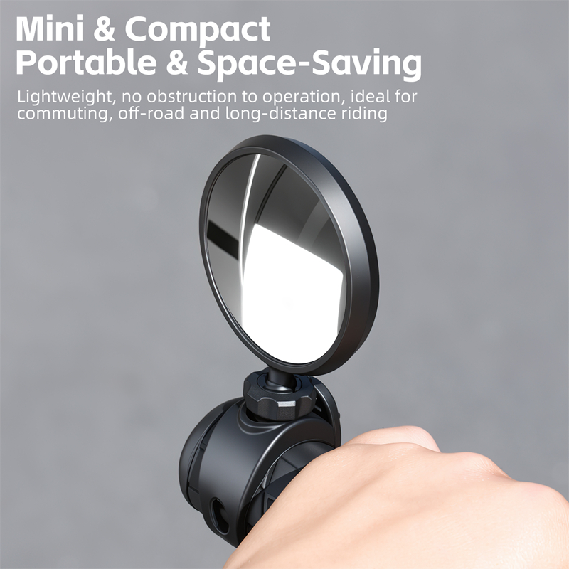 Mirror Handlebar Convex - Kaca Spion Sepeda Sudut Lebar WEST