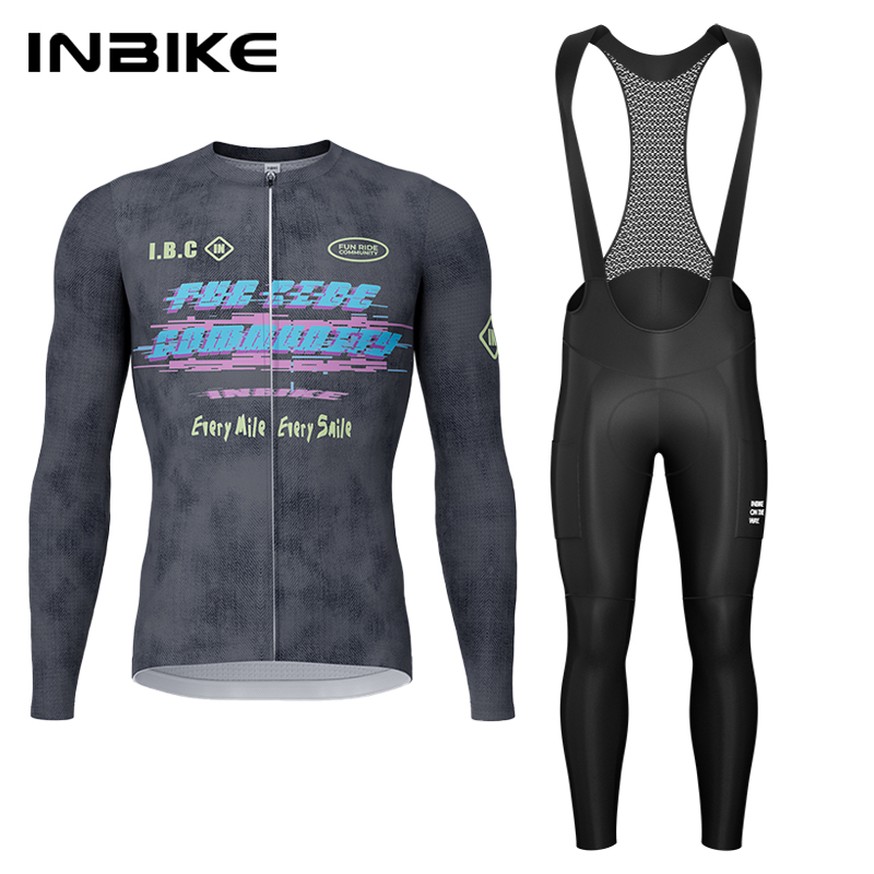 Cycling Commuter Clothing - Set Bersepeda INBIKE Musim Semi Gugur,