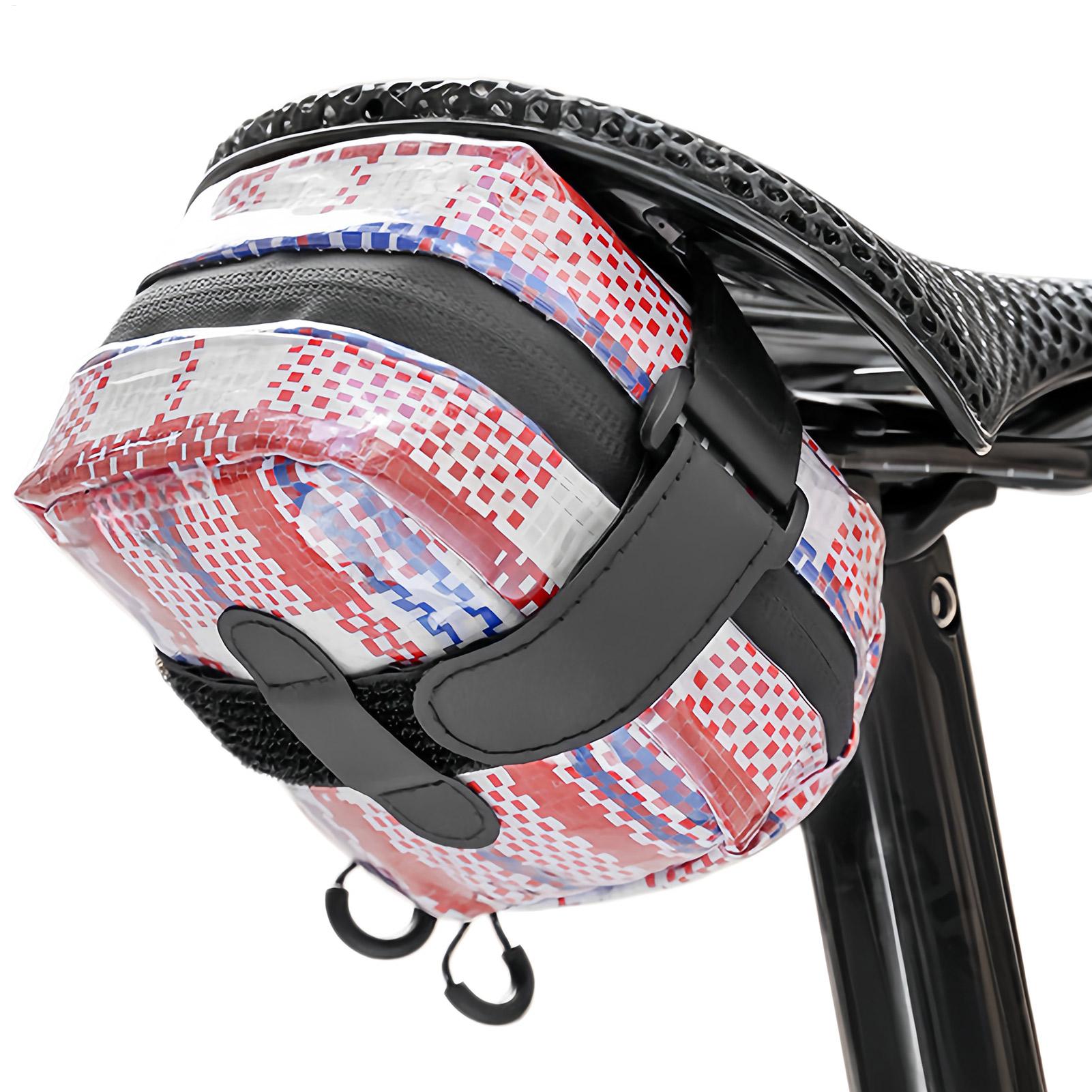 Saddle Bag Under Seat - Tas Sadel Sepeda dengan Ritsleting Atas,