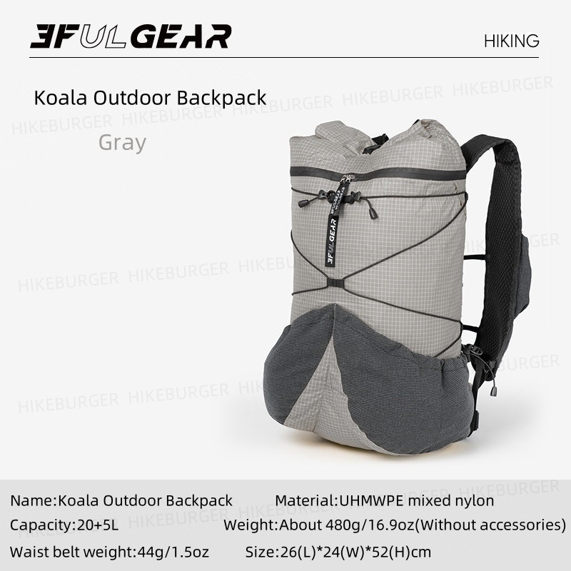 Cycling Commuter Backpack - 3F UL GEAR Koala Ransel UHMWPE
