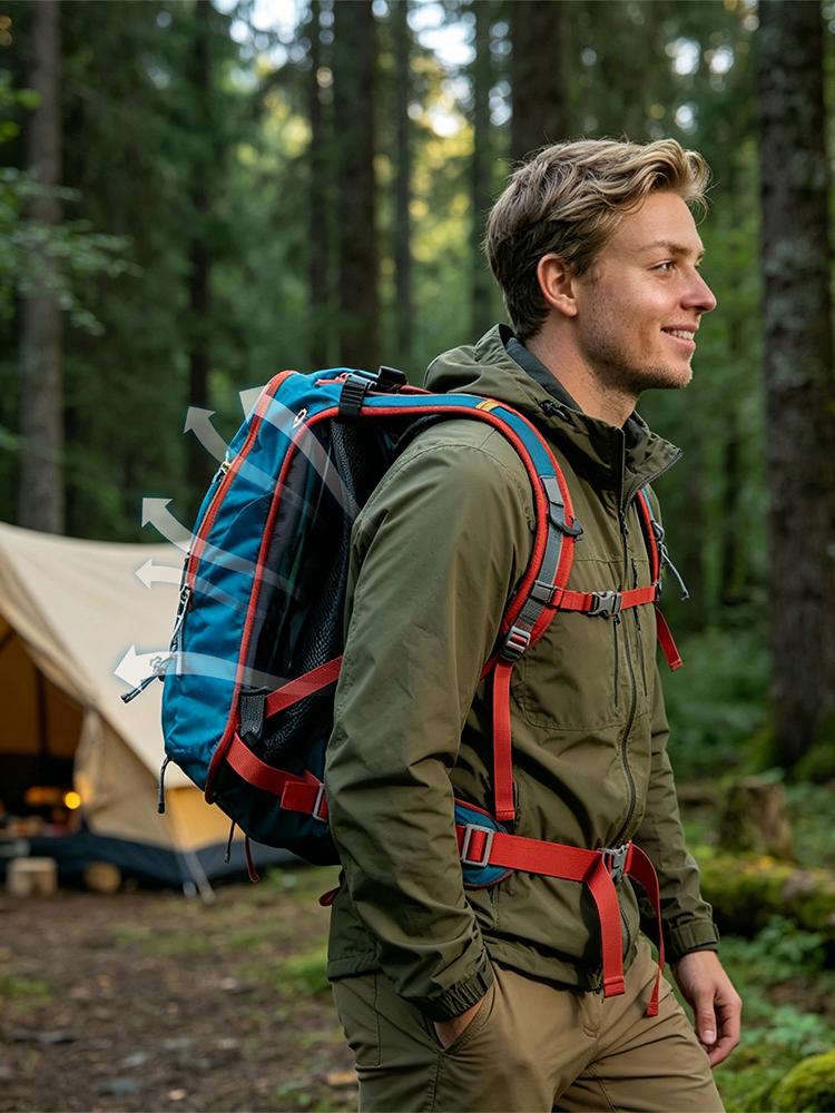 Bantalan Ventilasi Ransel Pane - Cycling Commuter Backpack ulasan dan harga