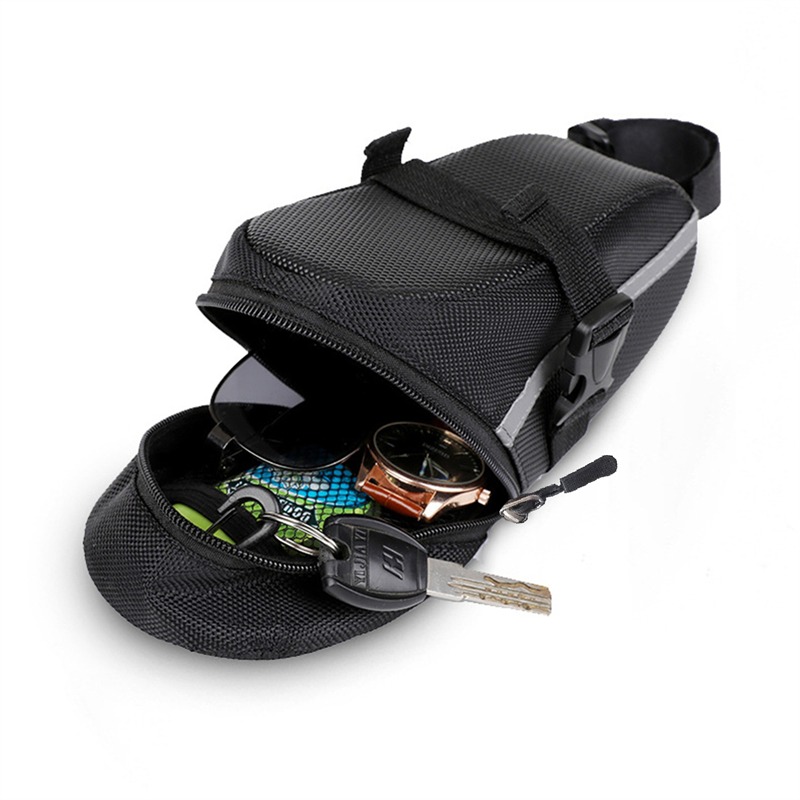 Tas Bawah Sadel Sepeda dengan  - Saddle Bag Under Seat ulasan dan harga