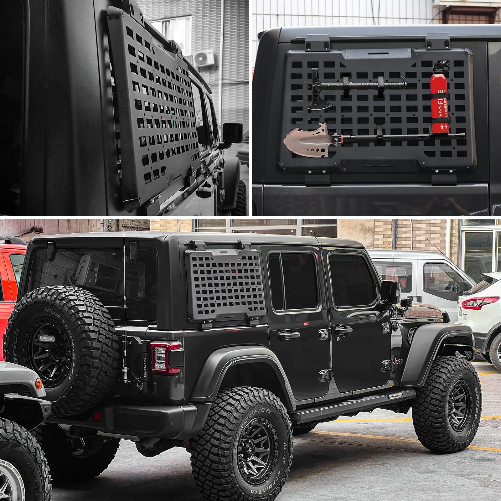 Panel Molle Jendela Belakang K - Cargo Rack Aluminum ulasan dan harga