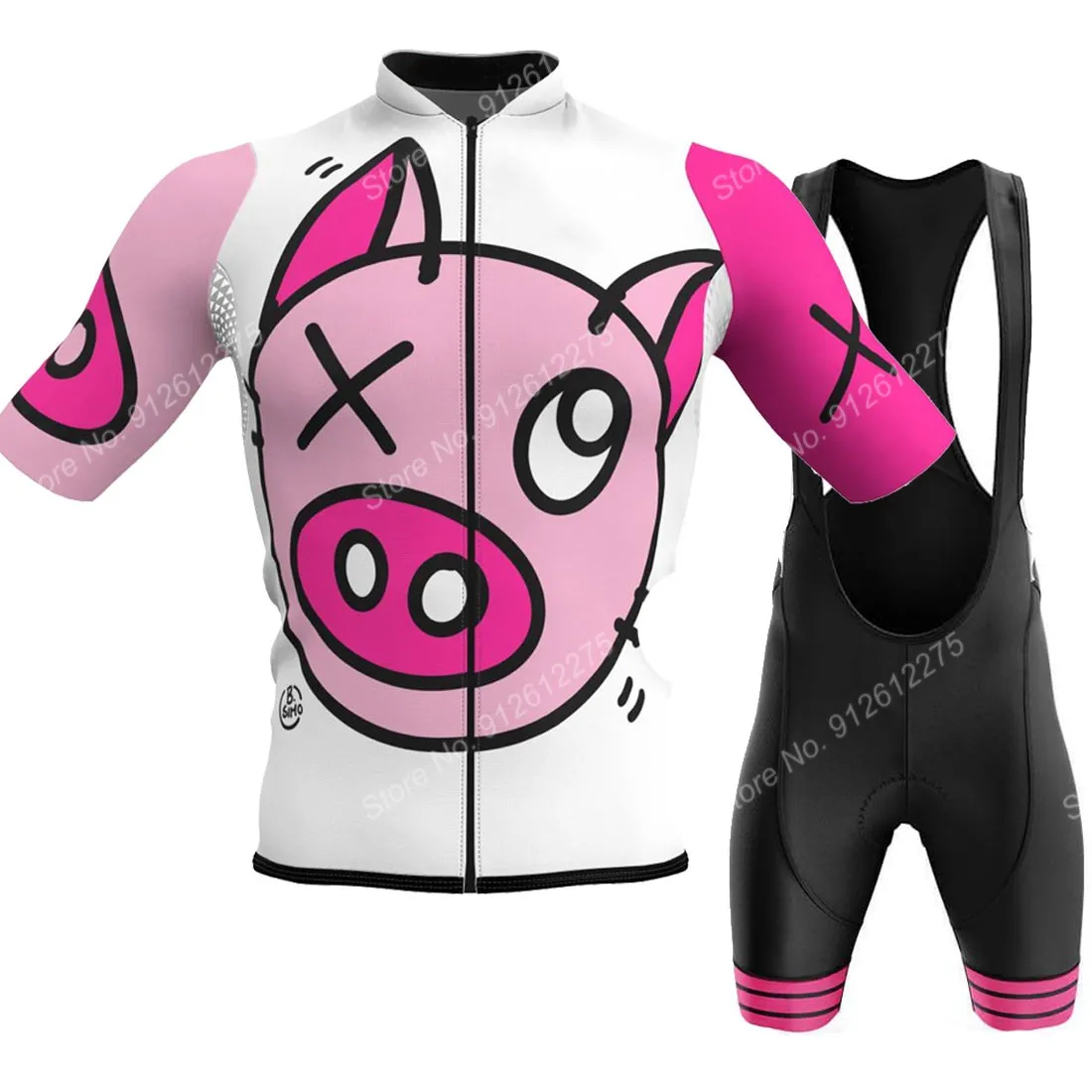 Set kaus bersepeda babi komik  - Cycling Commute Shorts ulasan dan harga
