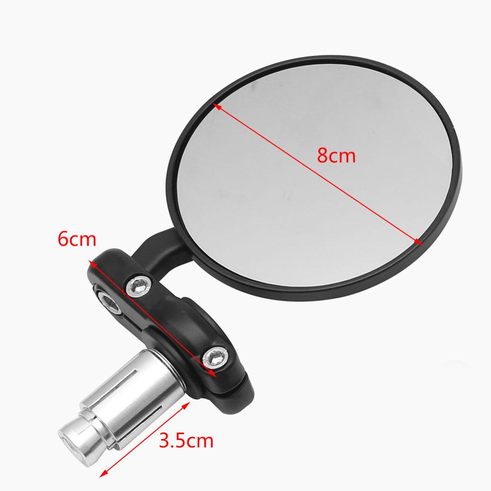 2 buah Cermin Motor Bulat untu - Mirror Handlebar Convex ulasan dan harga