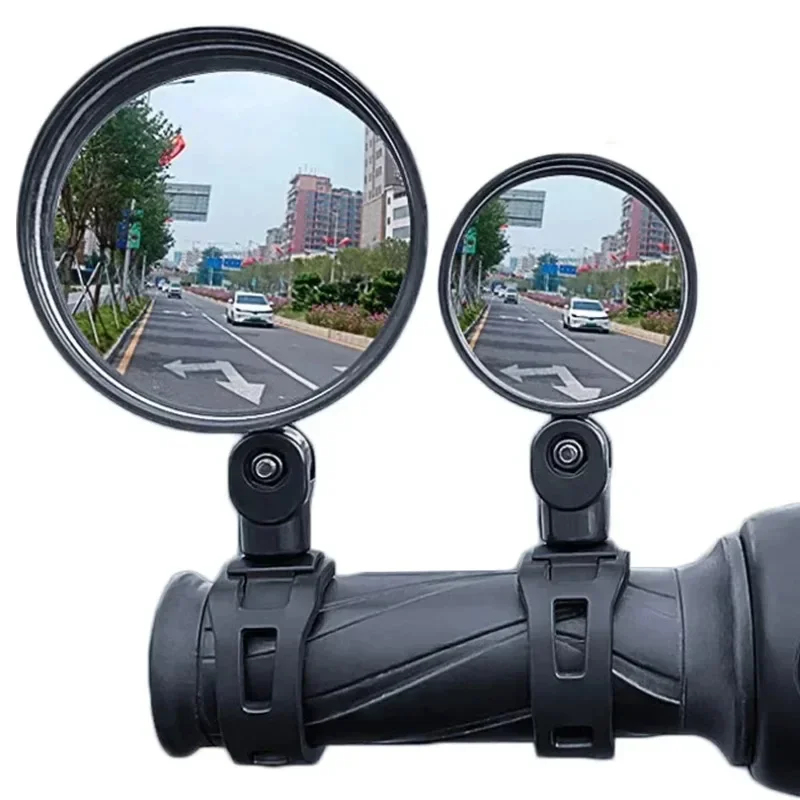 2-8 Buah Cermin Sepeda, Kaca S - Mirror Handlebar Convex ulasan dan harga