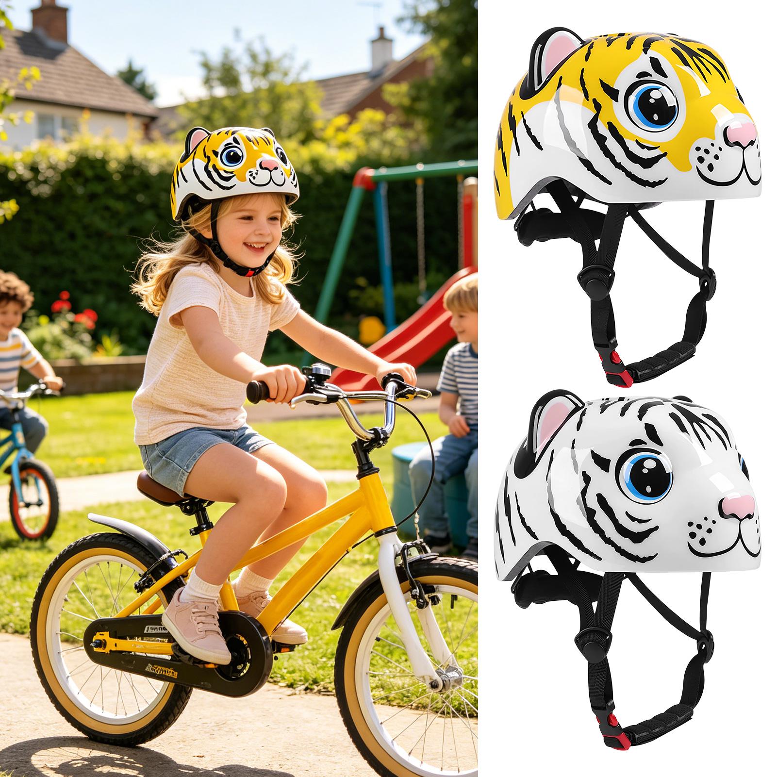 Helm Anak Pola Harimau Perleng - Commute Cycling Helmet ulasan dan harga