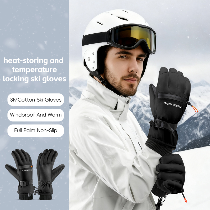 Sarung Tangan Ski Katun WEST B - Winter Cycling Commute Gear ulasan dan harga