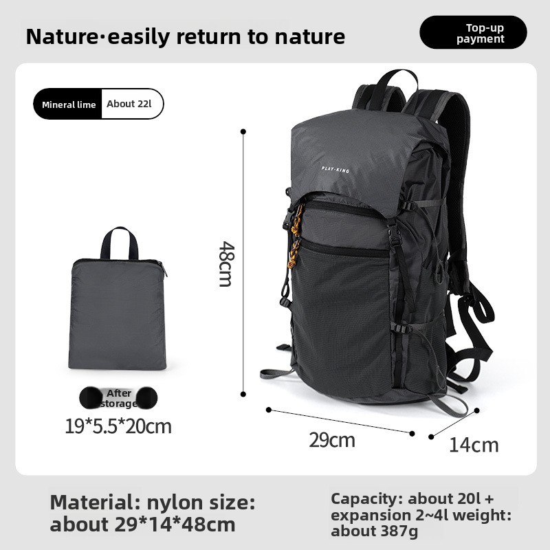 Ransel Lipat Ultra Ringan Taha - Cycling Commuter Backpack ulasan dan harga